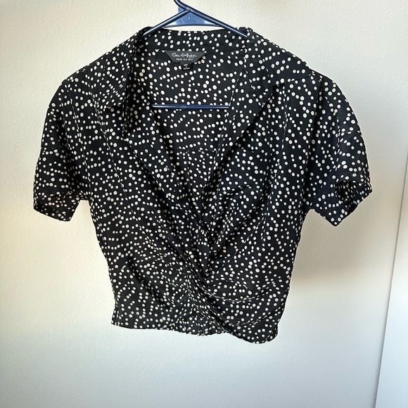 miss selfridge polka dots top - Picture 2 of 3